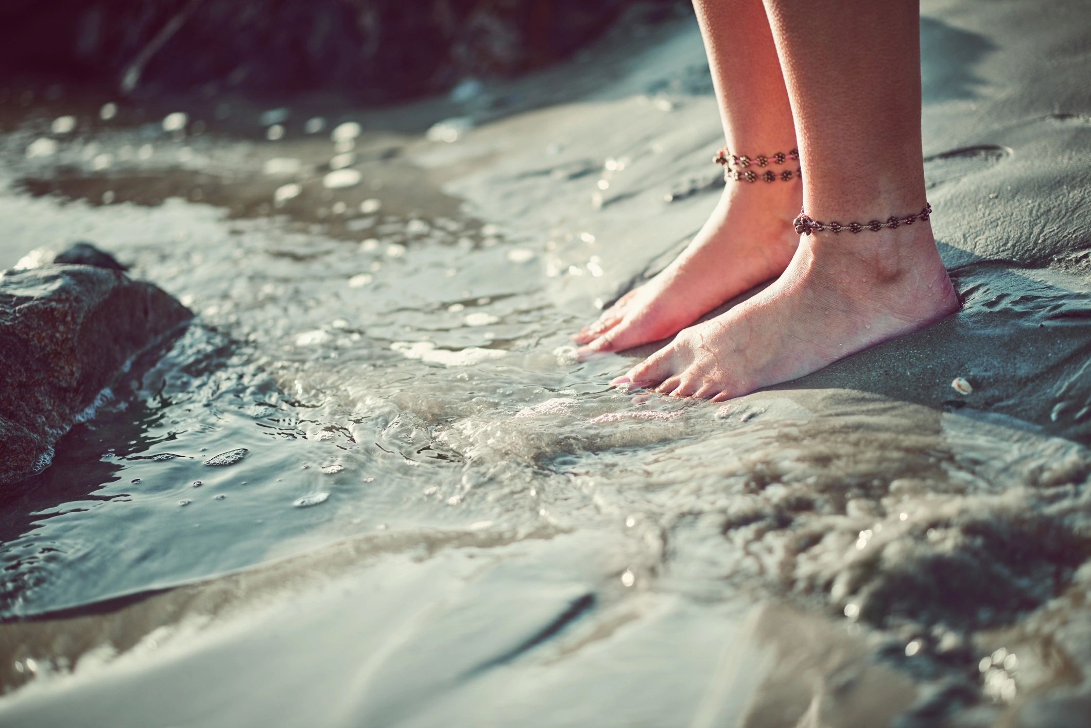 boho anklet lifestyle beach