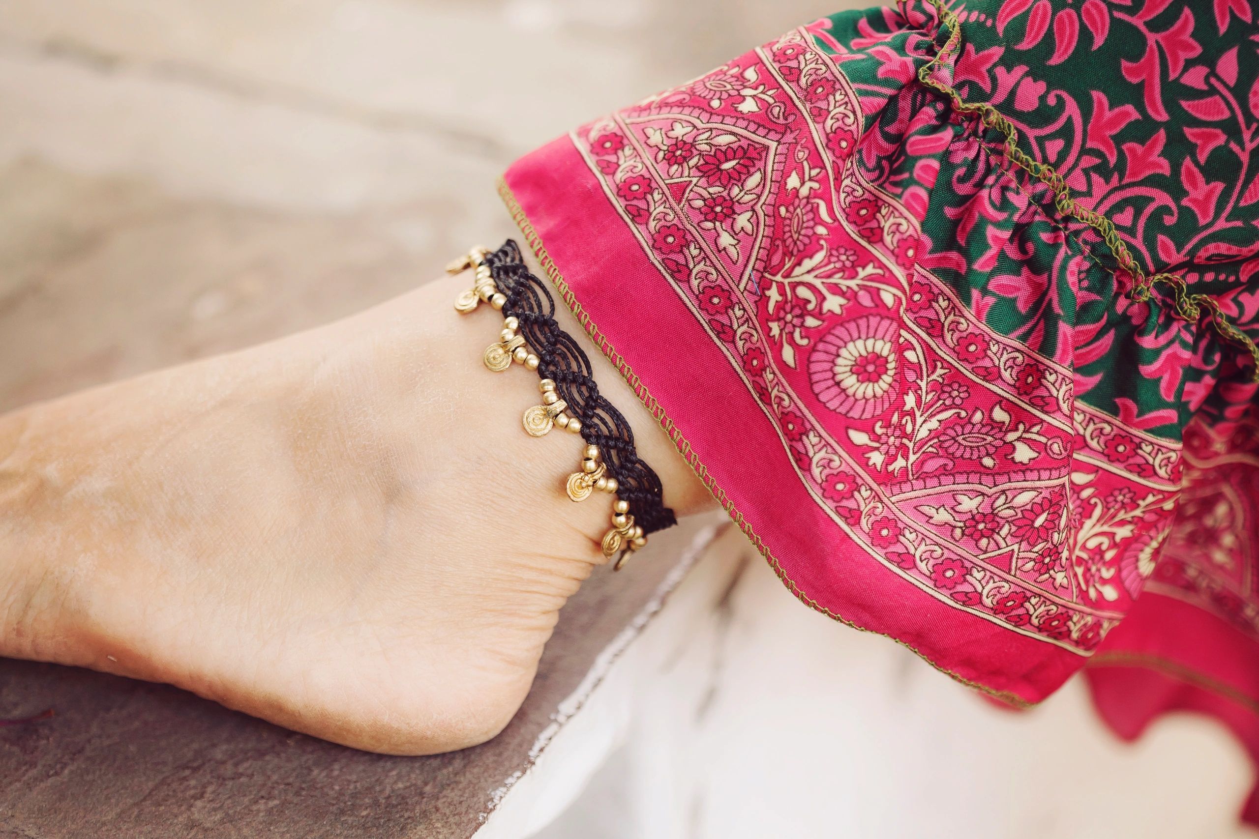 boho anklet jewelry fashion modern
