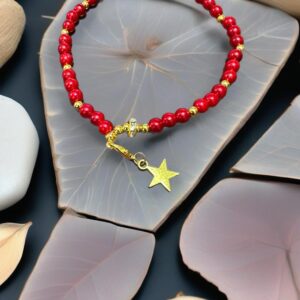 Golden Star Charm Anklet