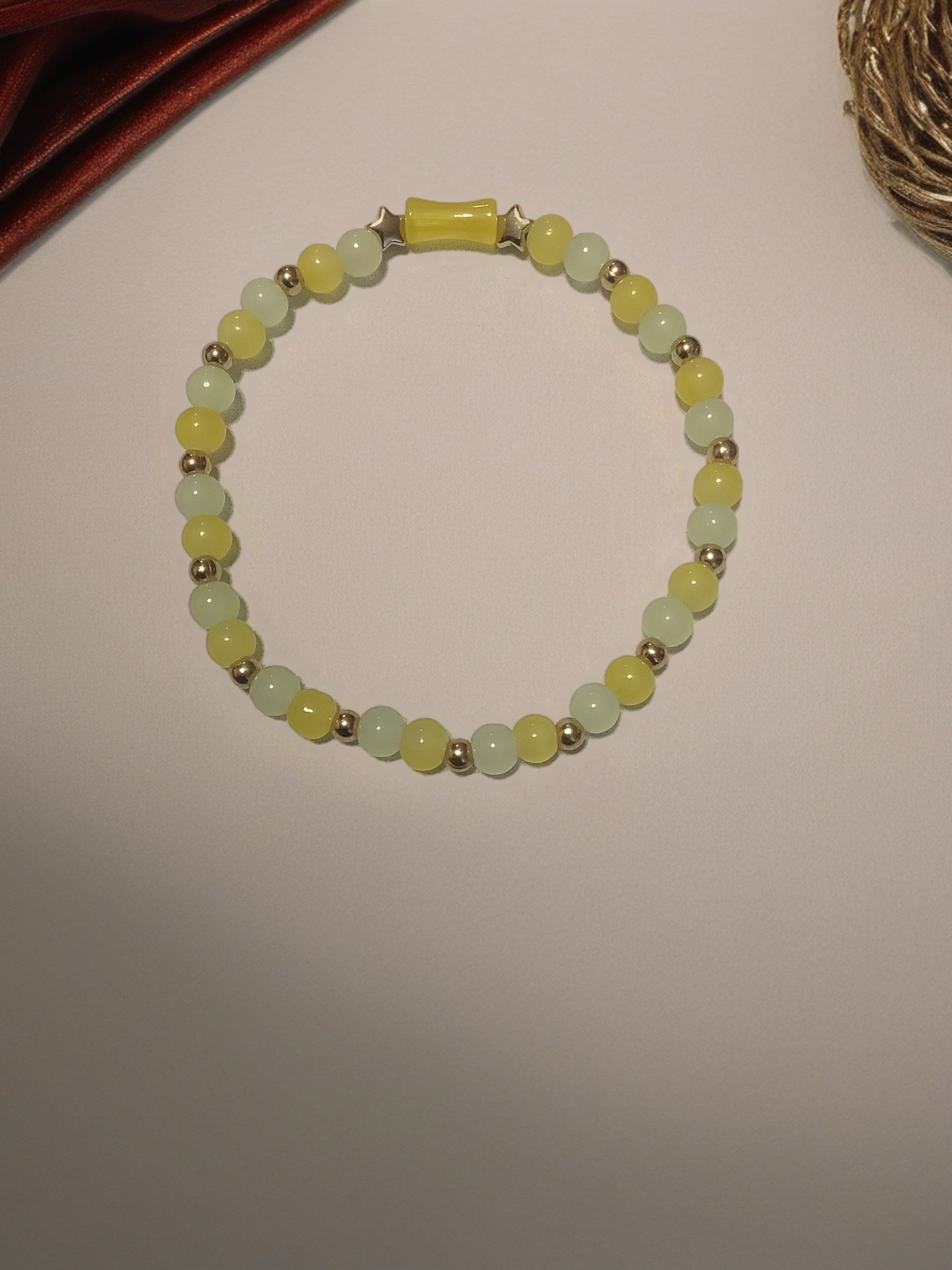 Lemon Drop Anklet